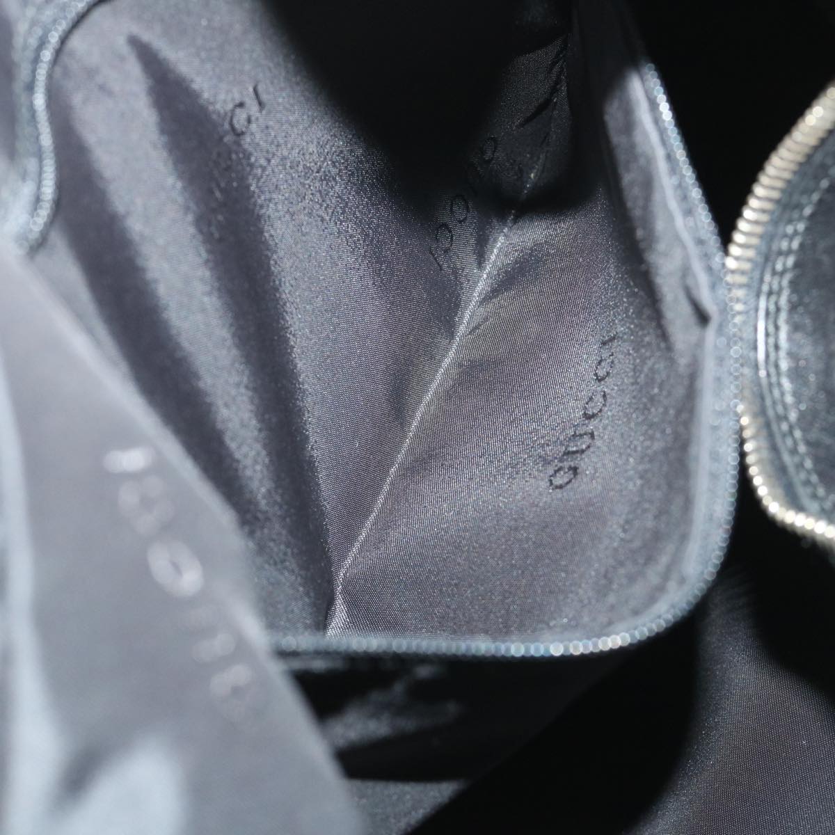 GUCCI Shoulder Bag Nylon Black 001 3341 3444 53692