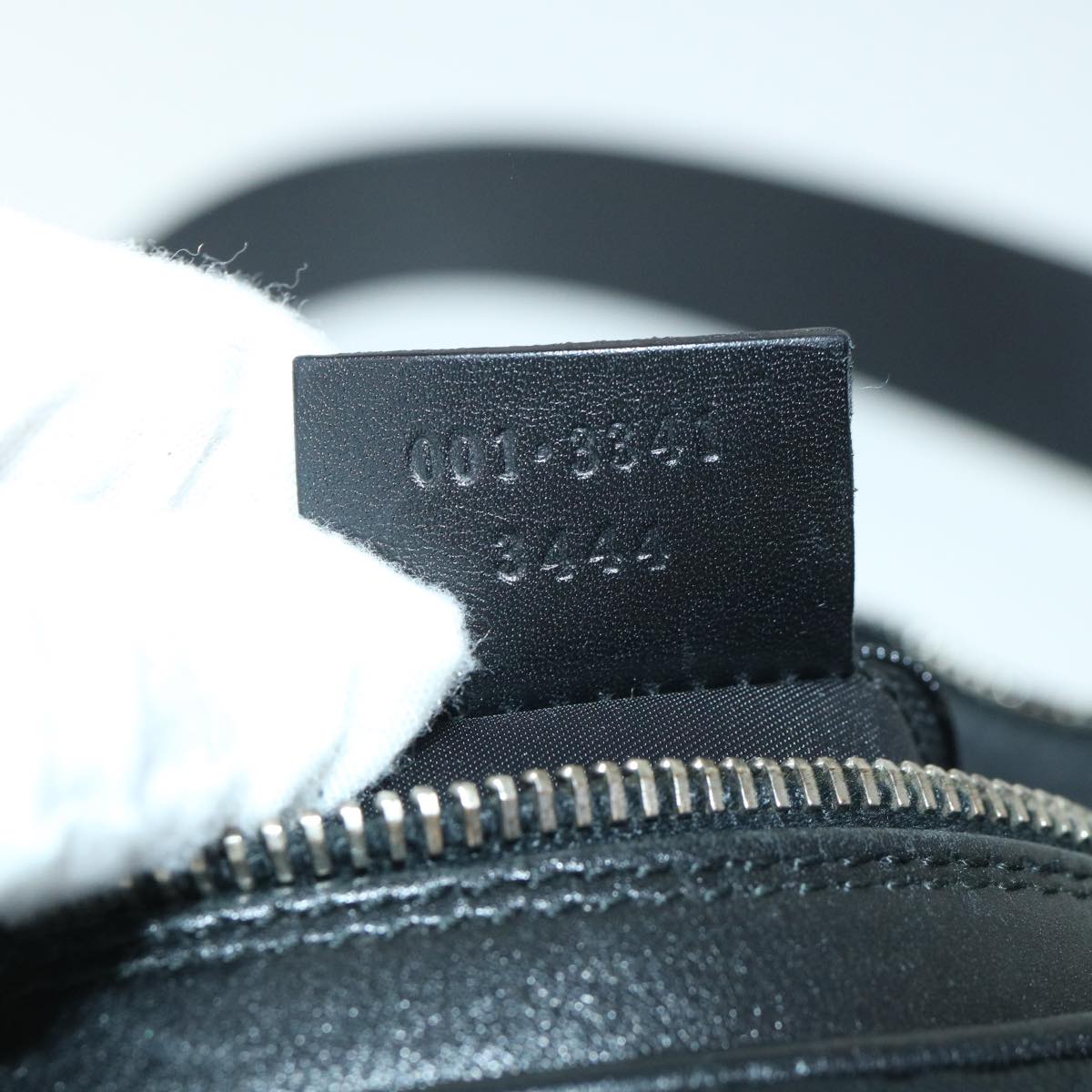 GUCCI Shoulder Bag Nylon Black 001 3341 3444 53692