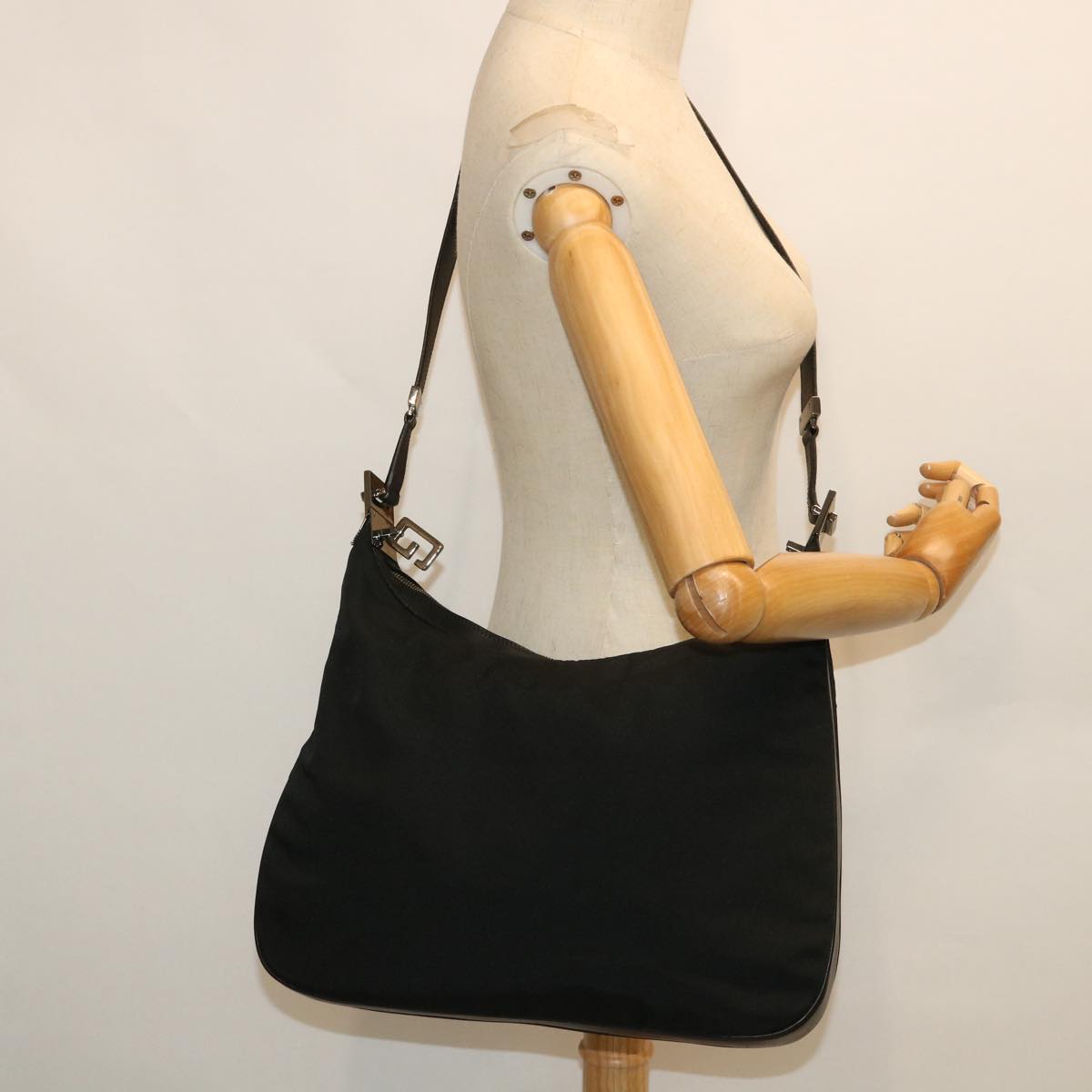 GUCCI Shoulder Bag Nylon Black 001 3341 3444 53692