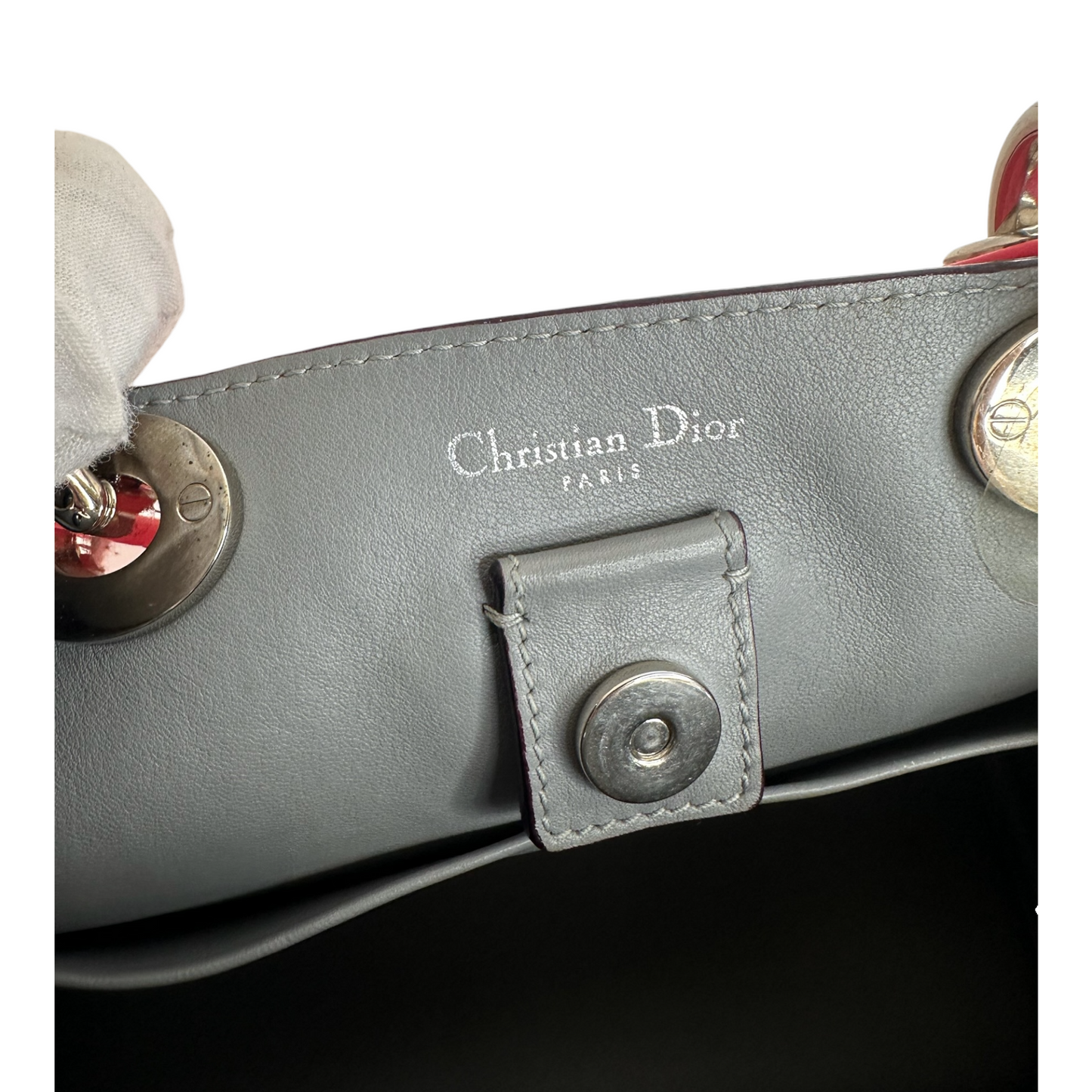 Christian Dior Fuchsia Leather Mini Diorissimo Tote