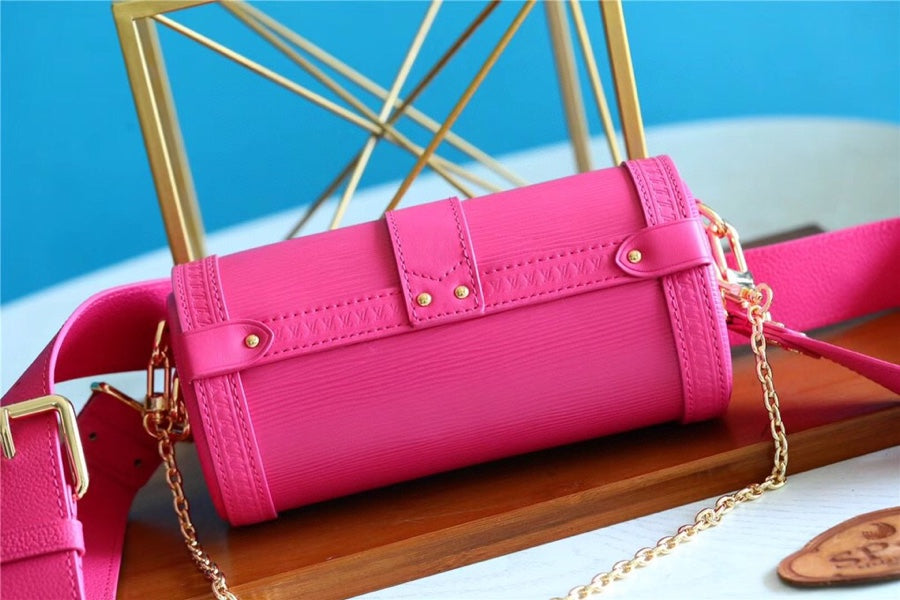 LV Papillon Trunk Epi Pink For Women, WomenÃ¢â‚¬â„¢s Bags, Shoulder And Crossbody Bags 7.5in/19cm LV