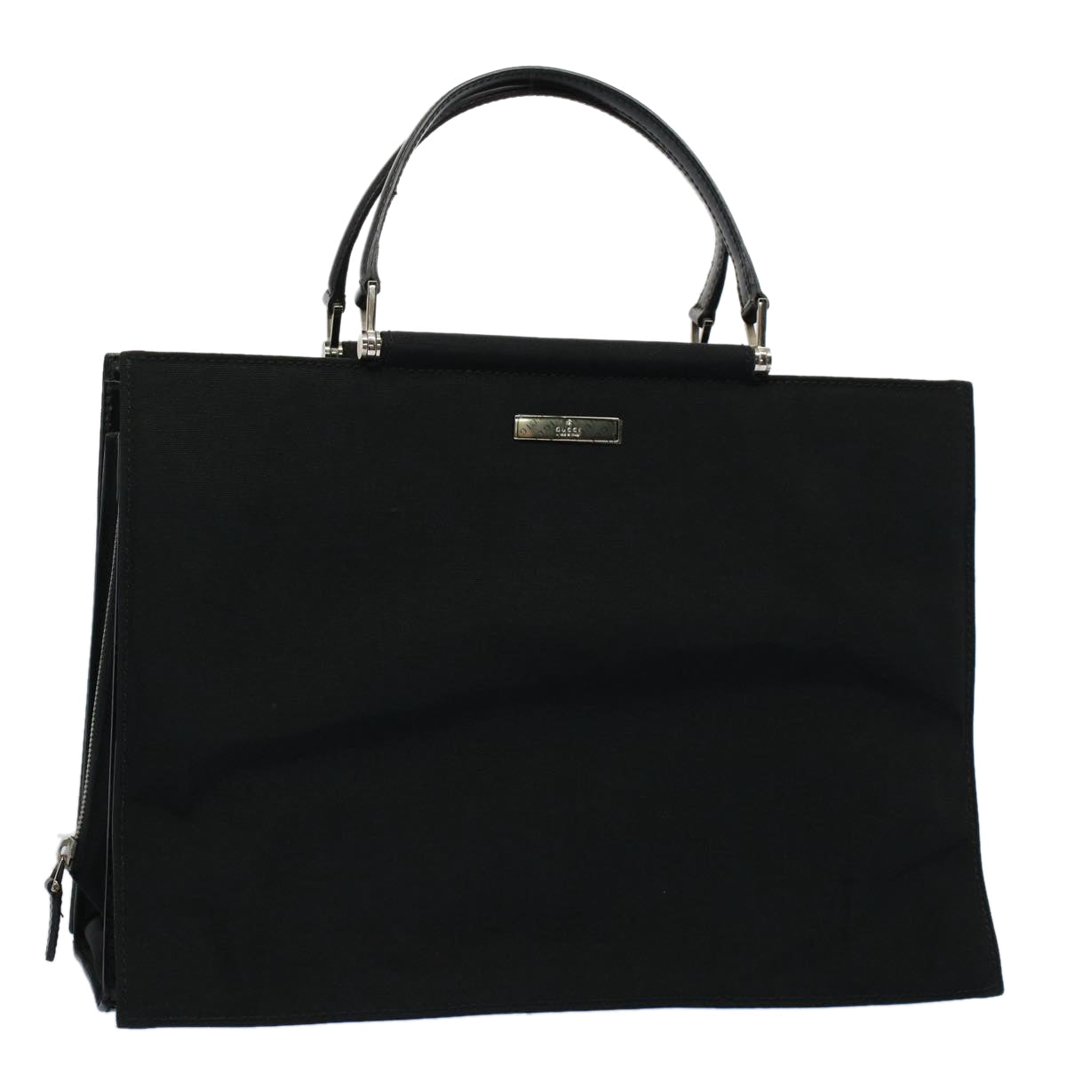 GUCCI Hand Bag Nylon Black 015 3710 002214 53843