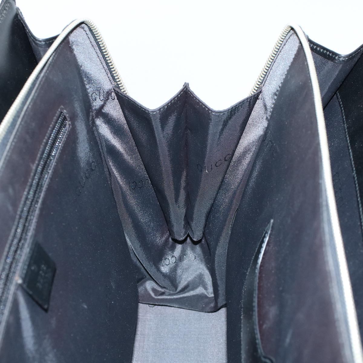 GUCCI Hand Bag Nylon Black 015 3710 002214 53843