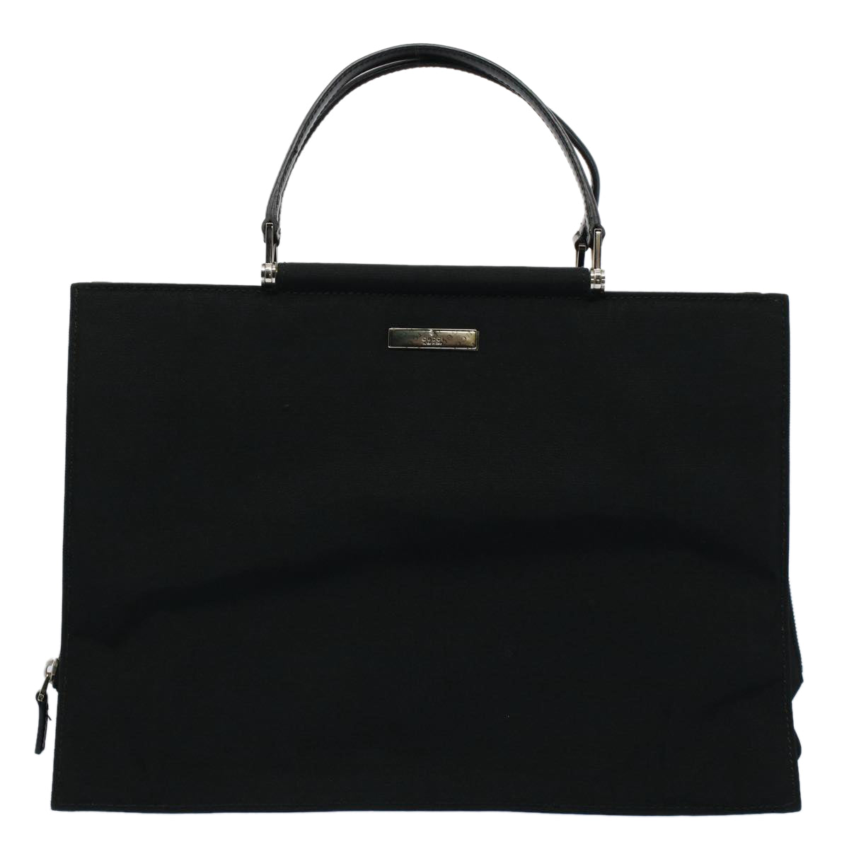 GUCCI Hand Bag Nylon Black 015 3710 002214 53843