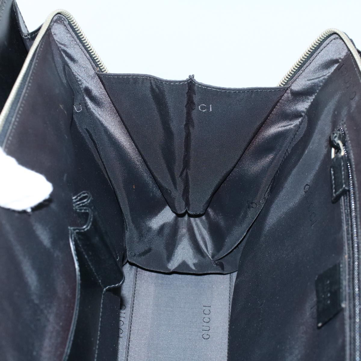 GUCCI Hand Bag Nylon Black 015 3710 002214 53843