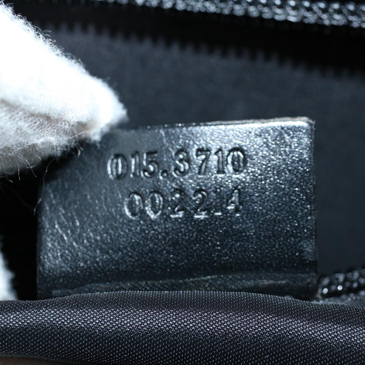 GUCCI Hand Bag Nylon Black 015 3710 002214 53843