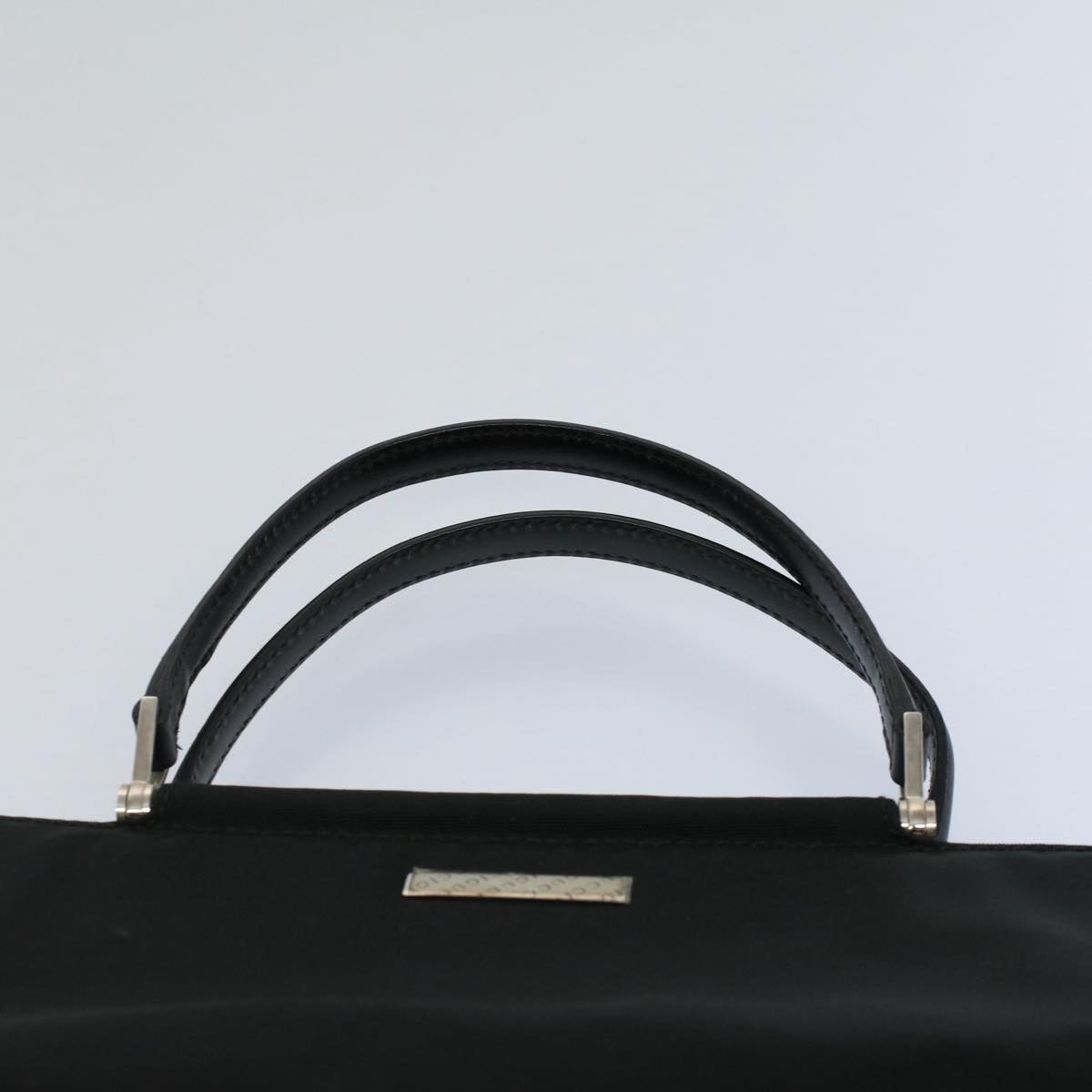 GUCCI Hand Bag Nylon Black 015 3710 002214 53843
