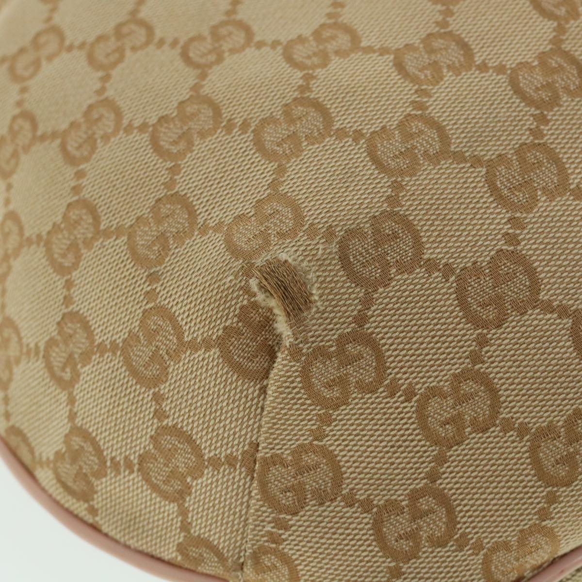 GUCCI GG Canvas Sherry Line Shoulder Bag Beige Light Blue pink 181092 53844