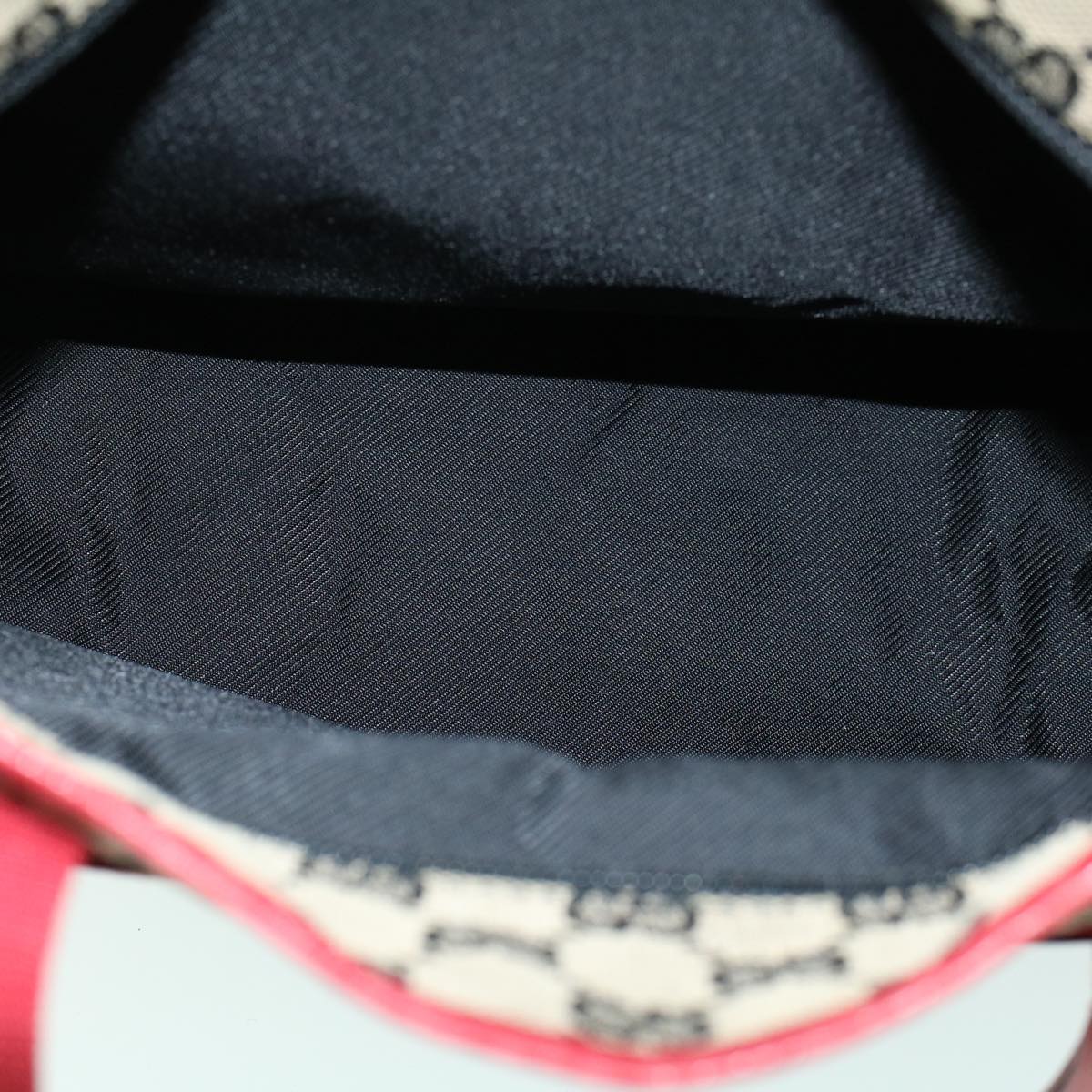 GUCCI GG Canvas Tote Bag Canvas Leather Navy Red 019 0402 1705 54010
