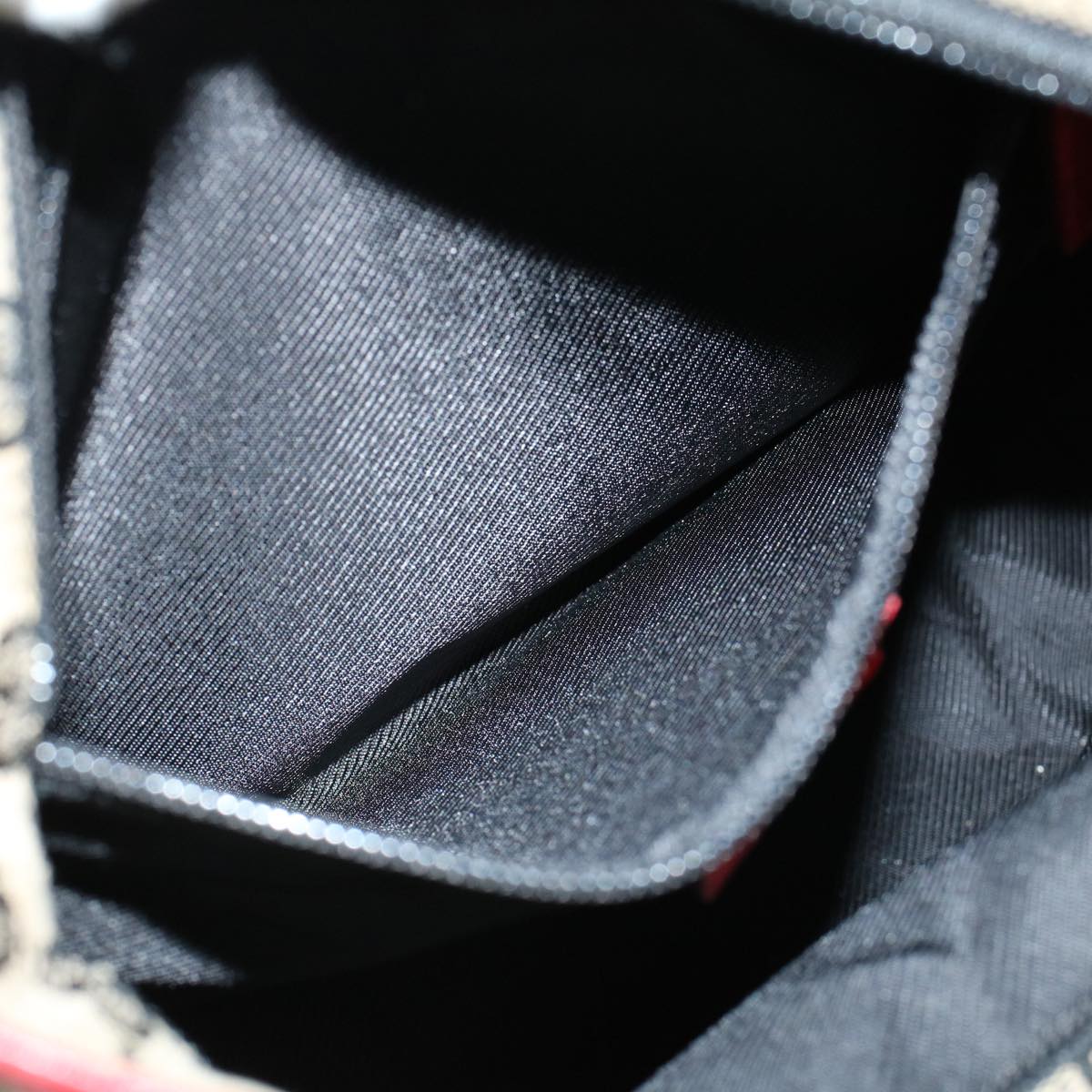 GUCCI GG Canvas Tote Bag Canvas Leather Navy Red 019 0402 1705 54010
