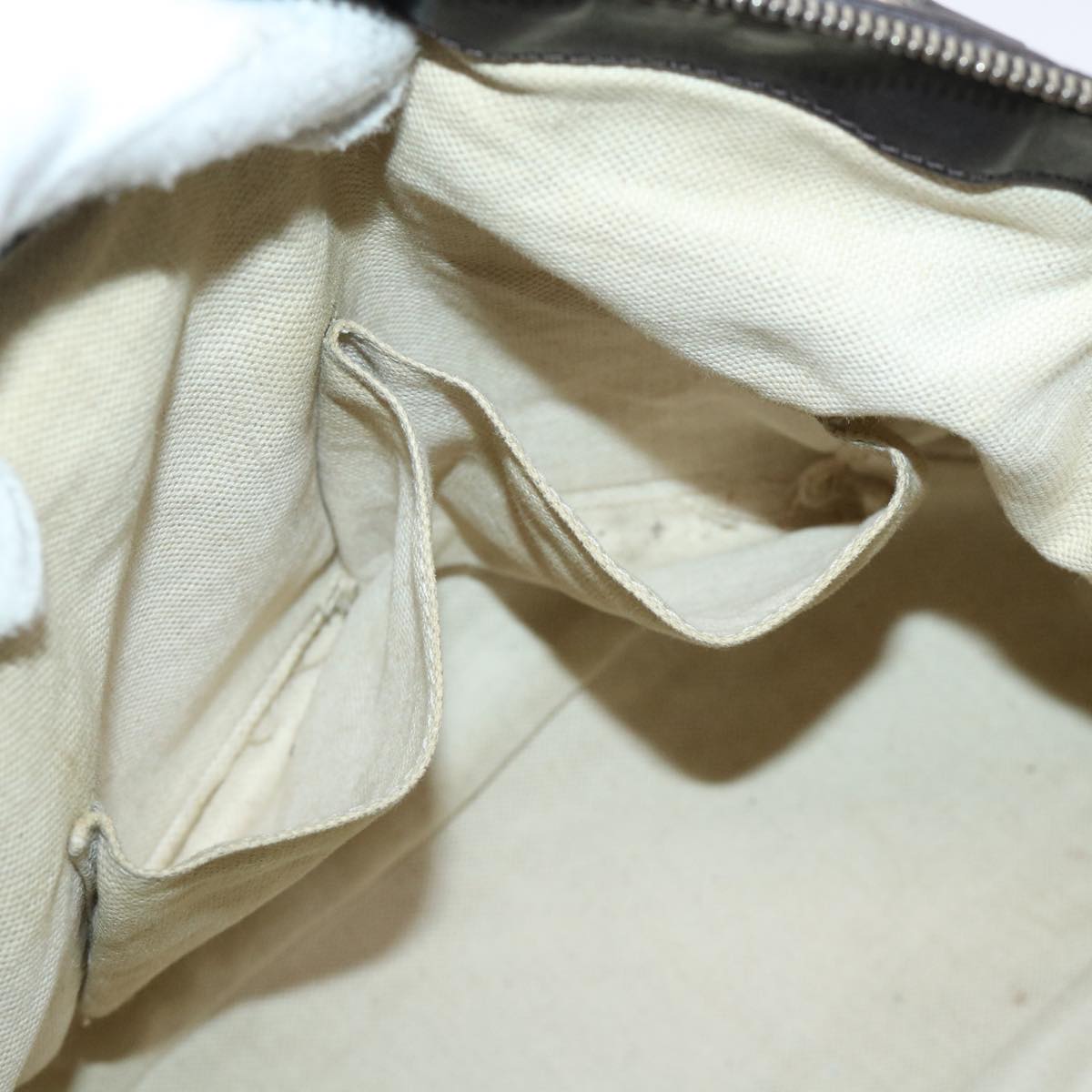 GUCCI GG Canvas Hand Bag Leather 2way Beige 247902 54014