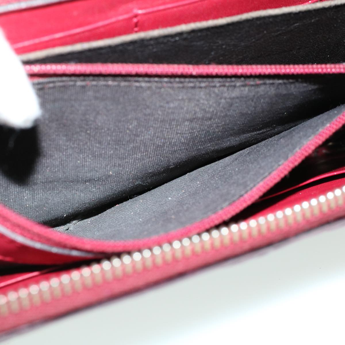 GUCCI GG Canvas Guccissima Long Wallet Wine Red 282477 54060
