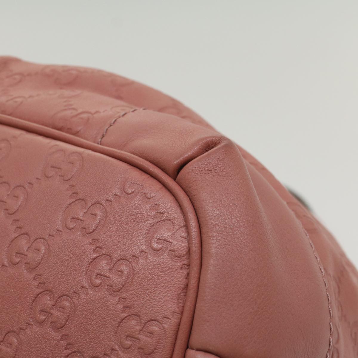 GUCCI GG Canvas Guccissima Hand Bag 2way Pink 247902 54115