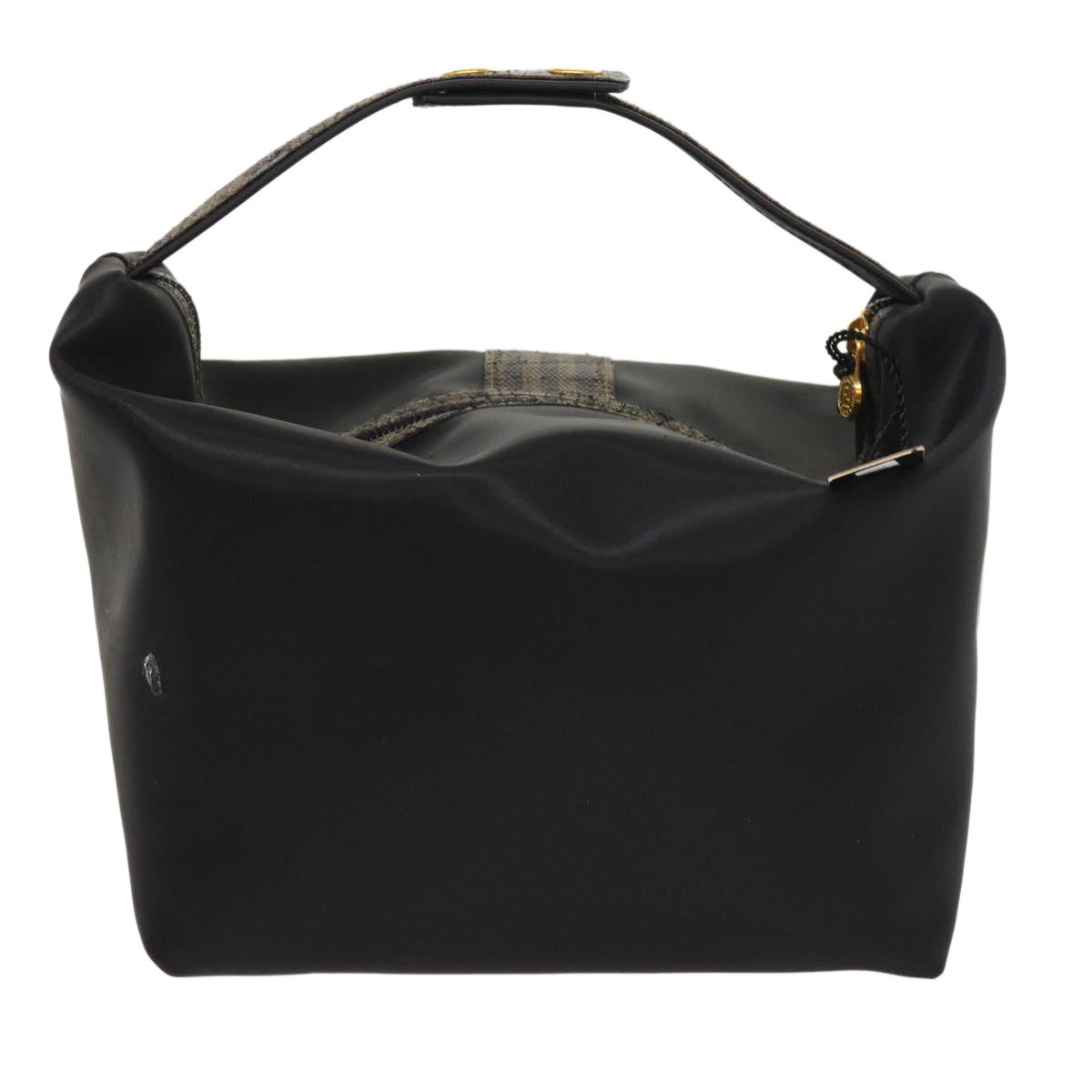 FENDI Pouch Pecan Canvas Black 54116
