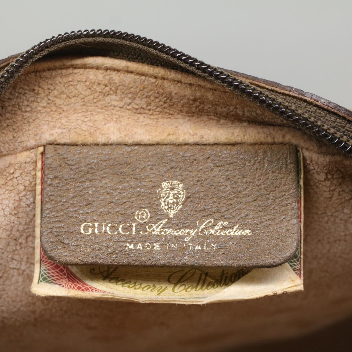 GUCCI GG Canvas Web Sherry Line Shoulder Bag Beige Red 68 02 004 54127