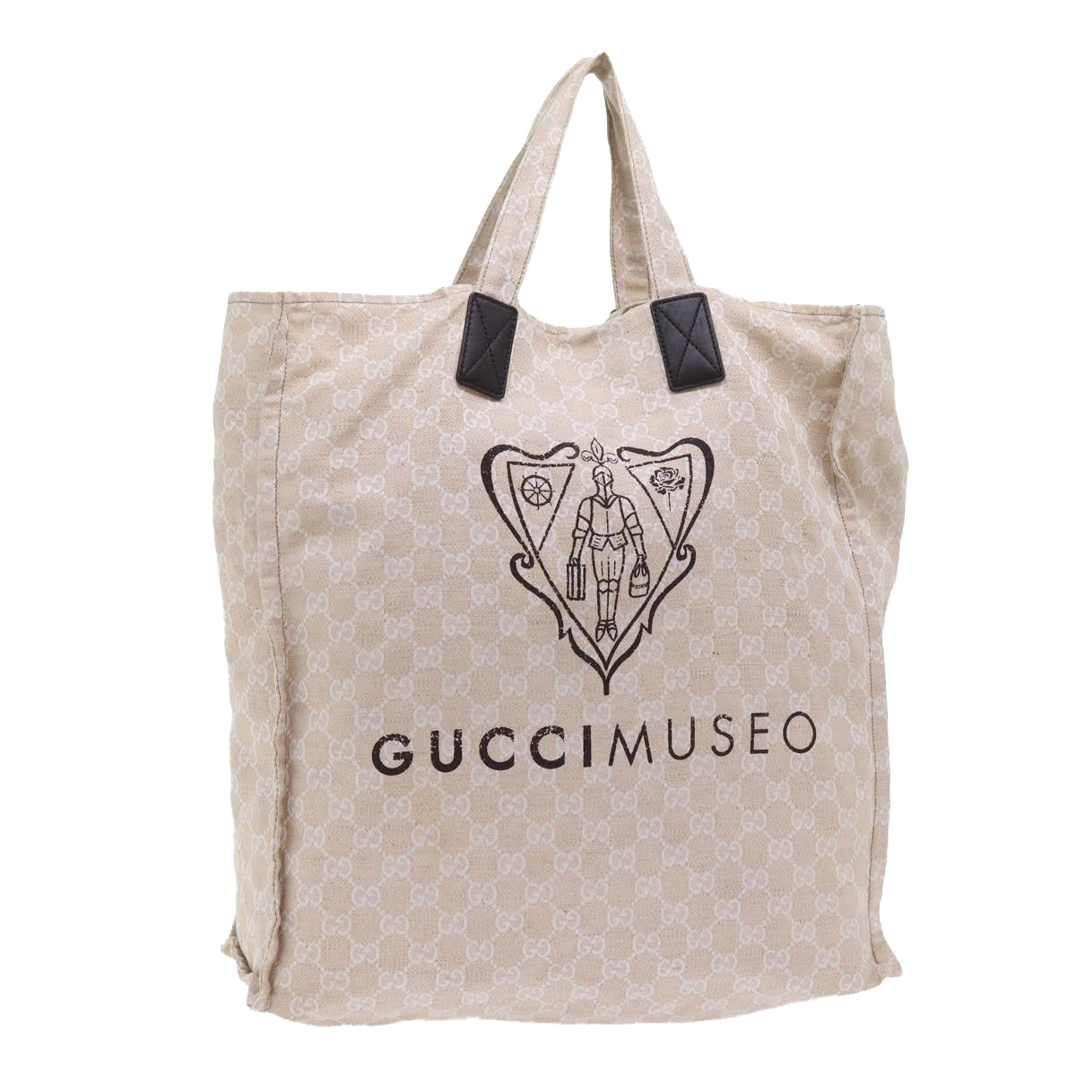 GUCCI GG Canvas Hand Bag Beige 283411 54131