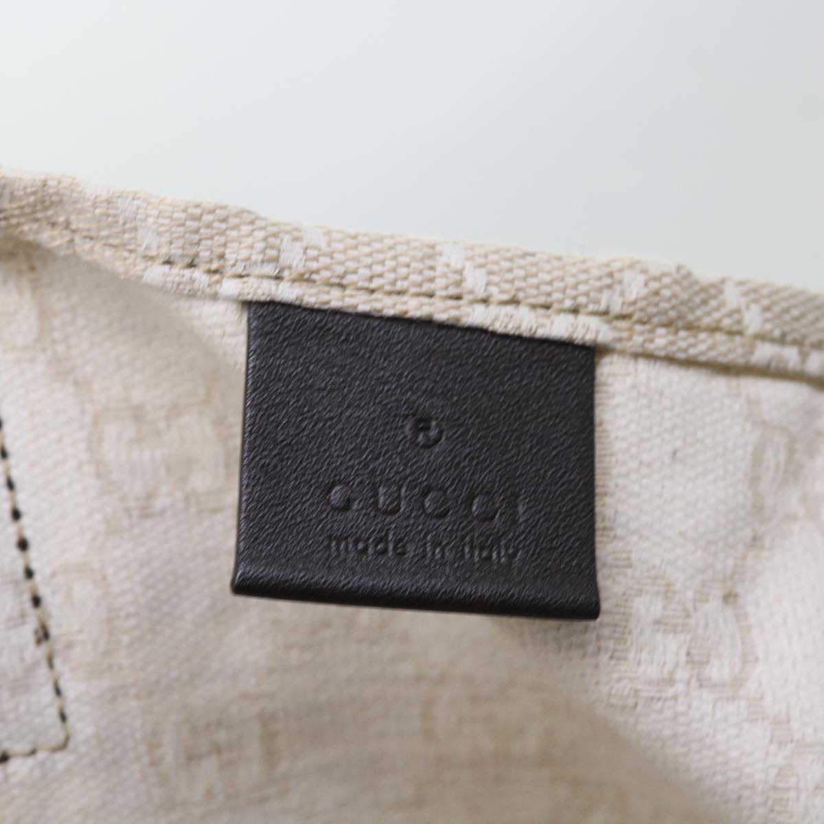 GUCCI GG Canvas Hand Bag Beige 283411 54131