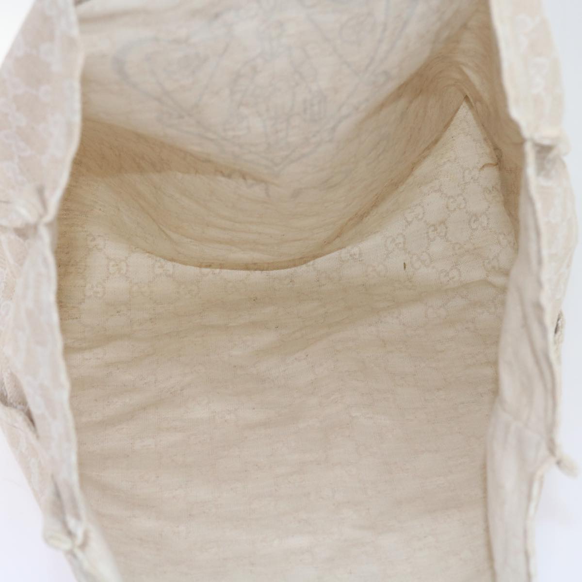 GUCCI GG Canvas Hand Bag Beige 283411 54131