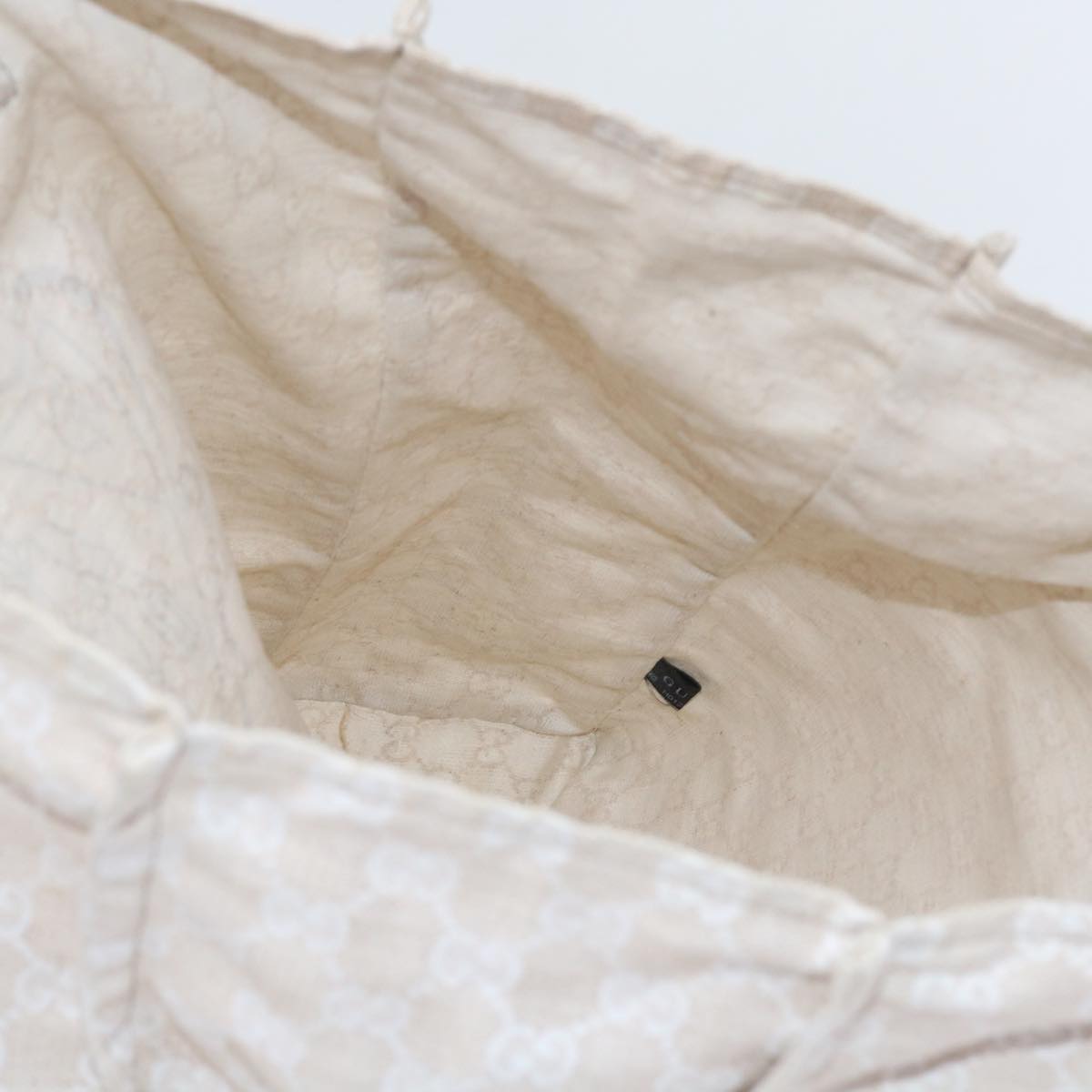 GUCCI GG Canvas Hand Bag Beige 283411 54131
