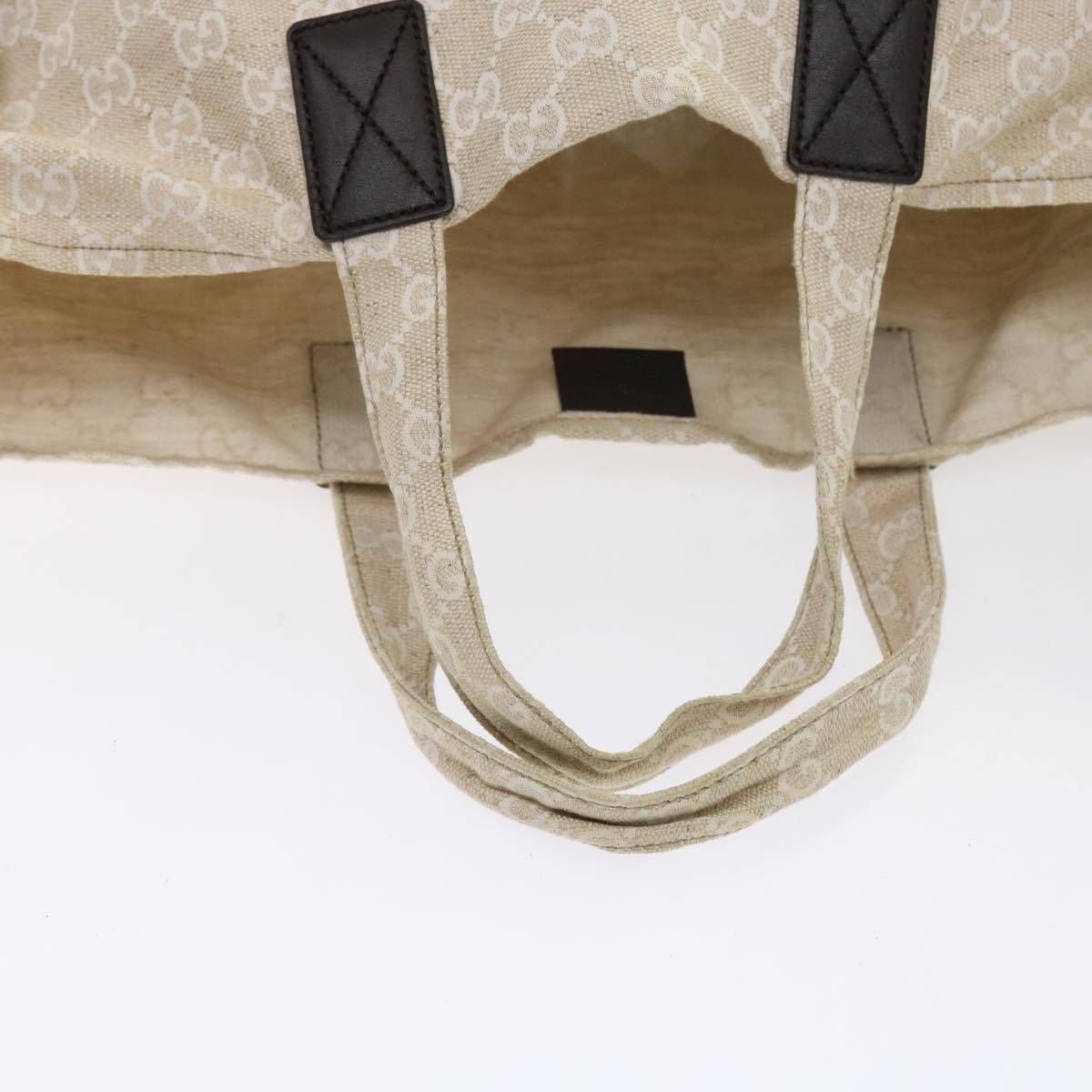 GUCCI GG Canvas Hand Bag Beige 283411 54131