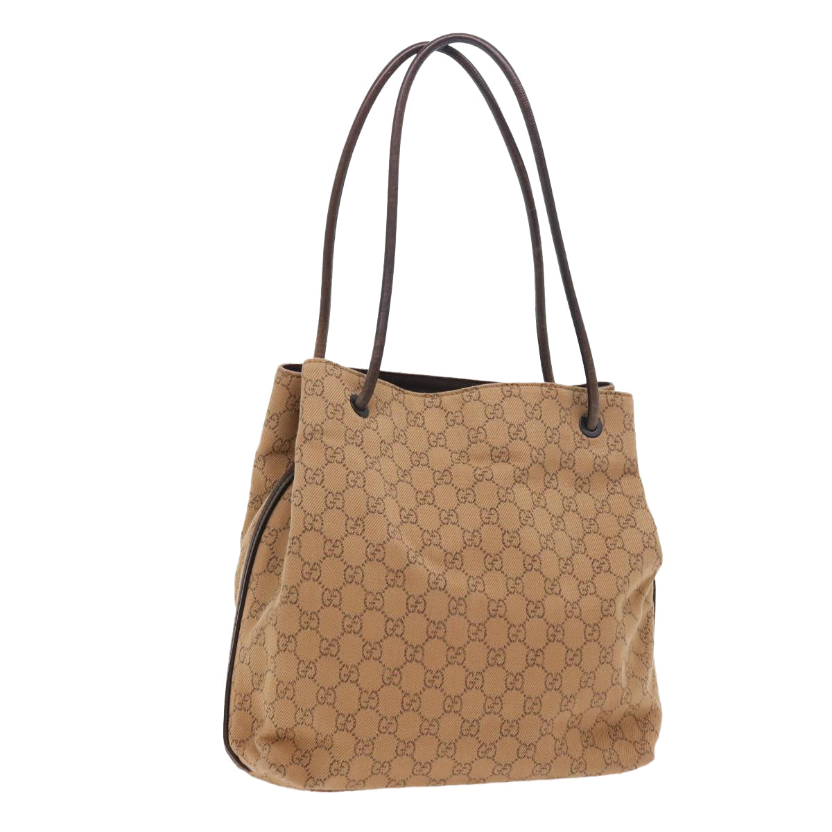 GUCCI GG Canvas Shoulder Bag Brown 101341 54133