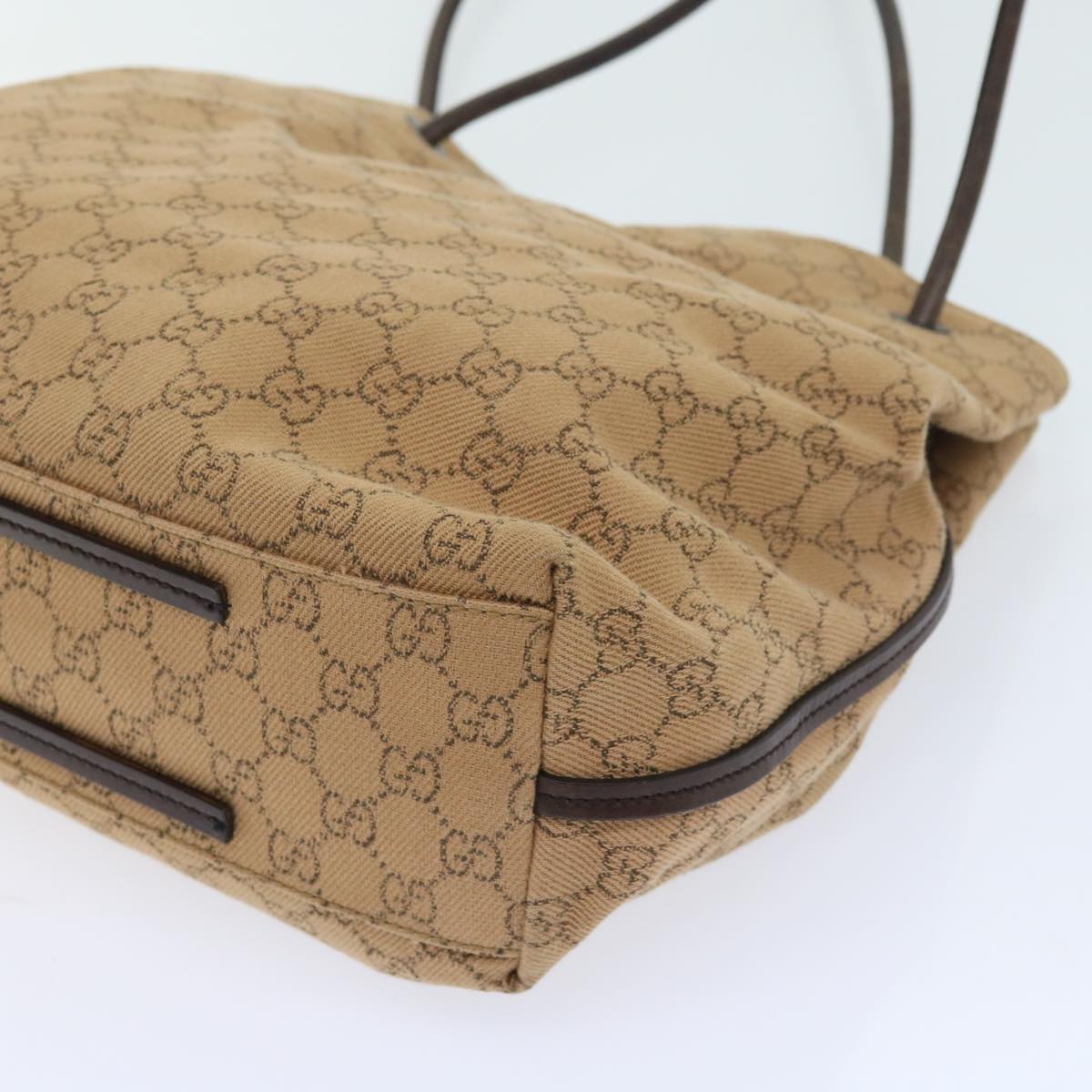 GUCCI GG Canvas Shoulder Bag Brown 101341 54133