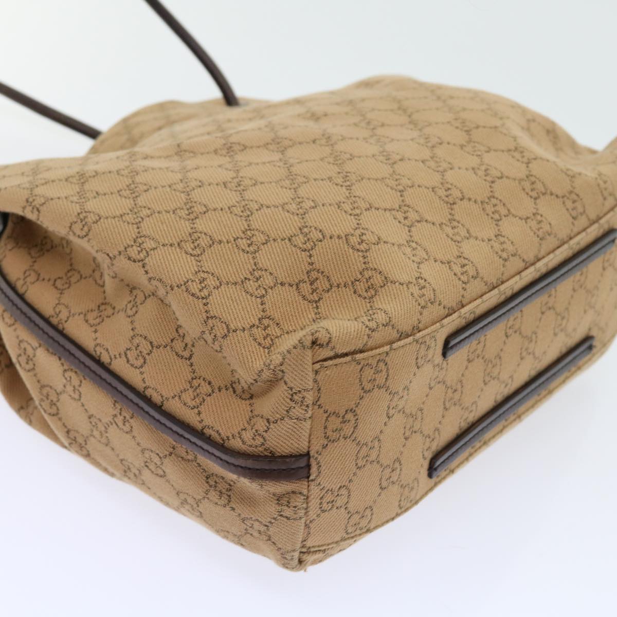 GUCCI GG Canvas Shoulder Bag Brown 101341 54133