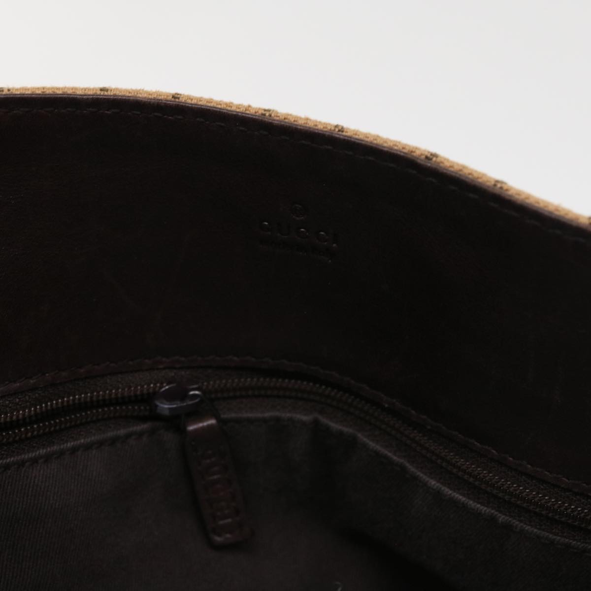 GUCCI GG Canvas Shoulder Bag Brown 101341 54133