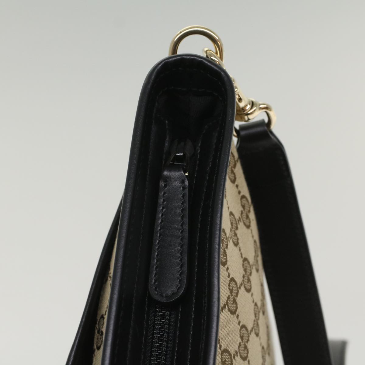 GUCCI GG Supreme Web Sherry Line Shoulder Bag Beige Red Green 388926 54134