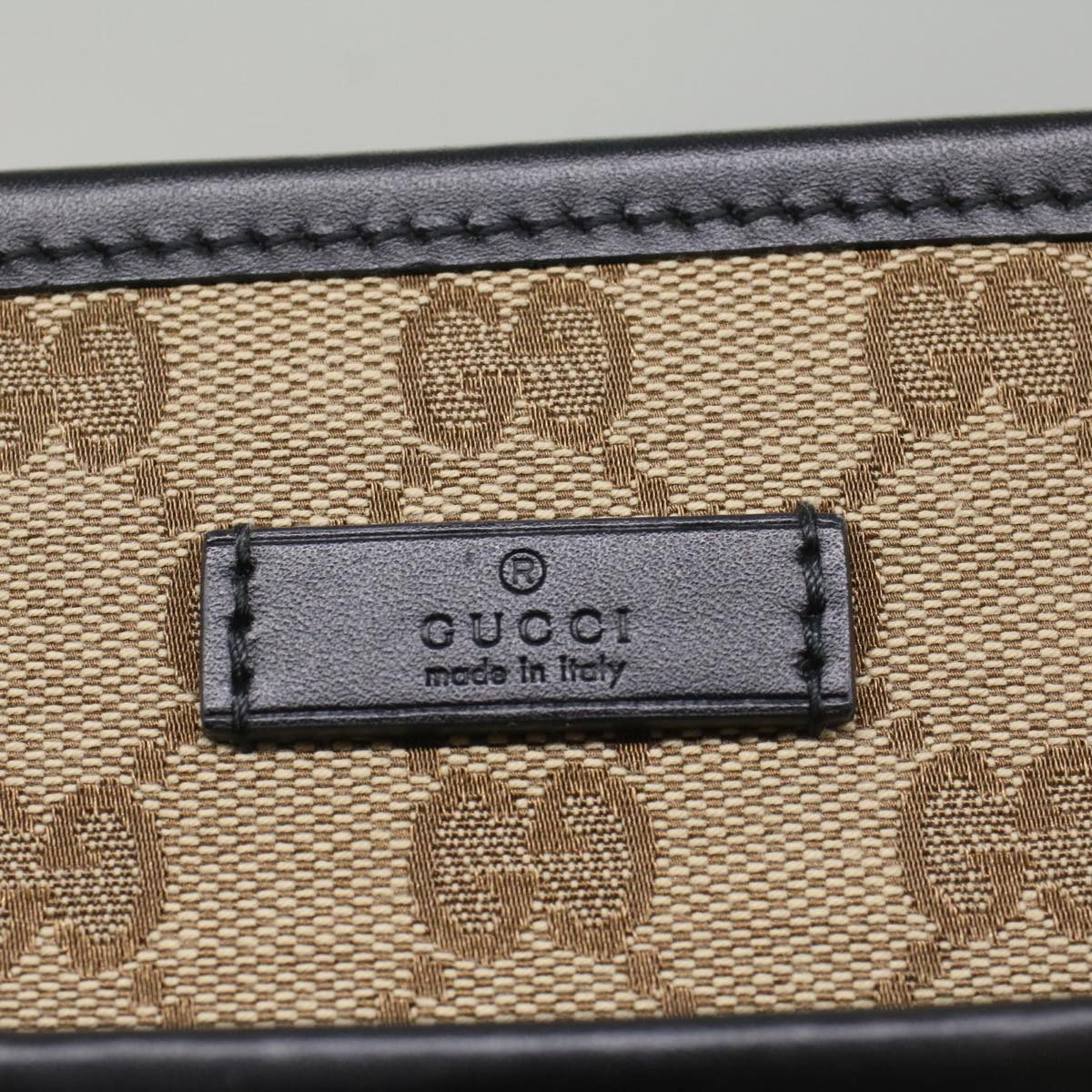 GUCCI GG Supreme Web Sherry Line Shoulder Bag Beige Red Green 388926 54134