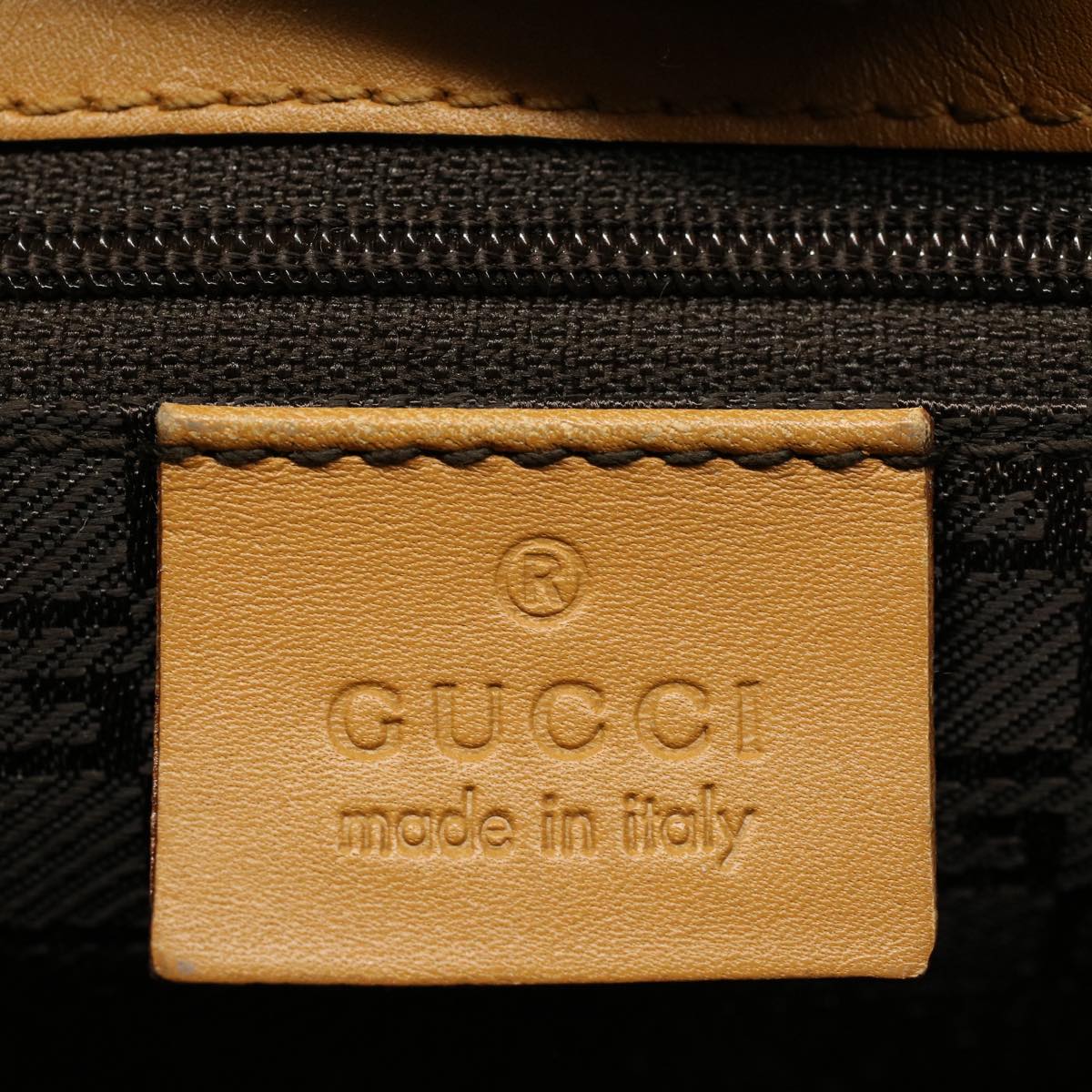 GUCCI Jackie Hand Bag Suede Beige 002 1067 54144