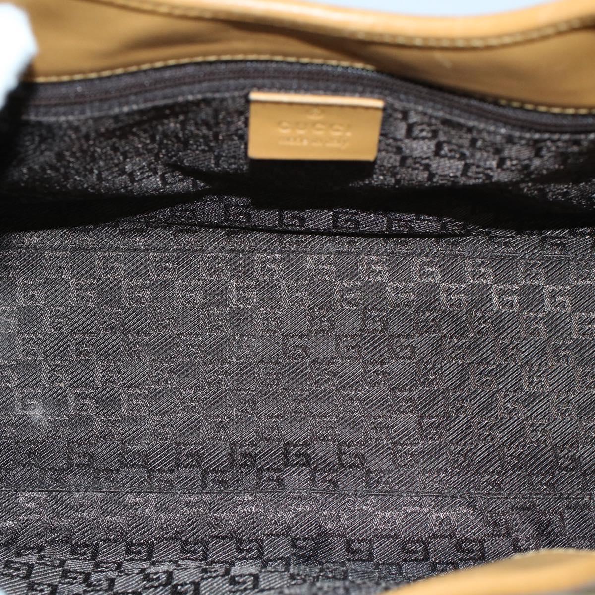 GUCCI Jackie Hand Bag Suede Beige 002 1067 54144