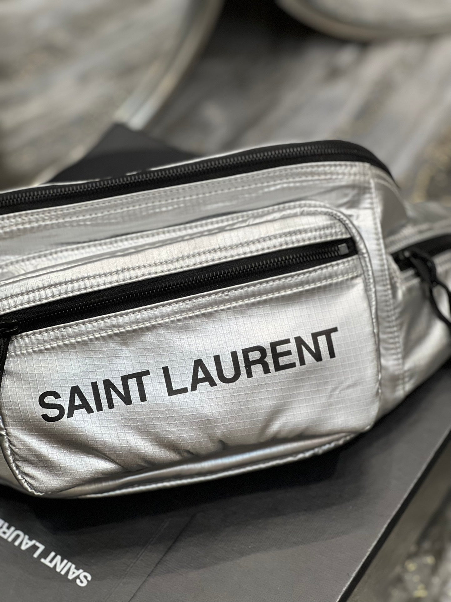 GLAMI Nuxx Crossbody Bag Sliver For Women, Women’s Bags 9.8in/25cm YSL