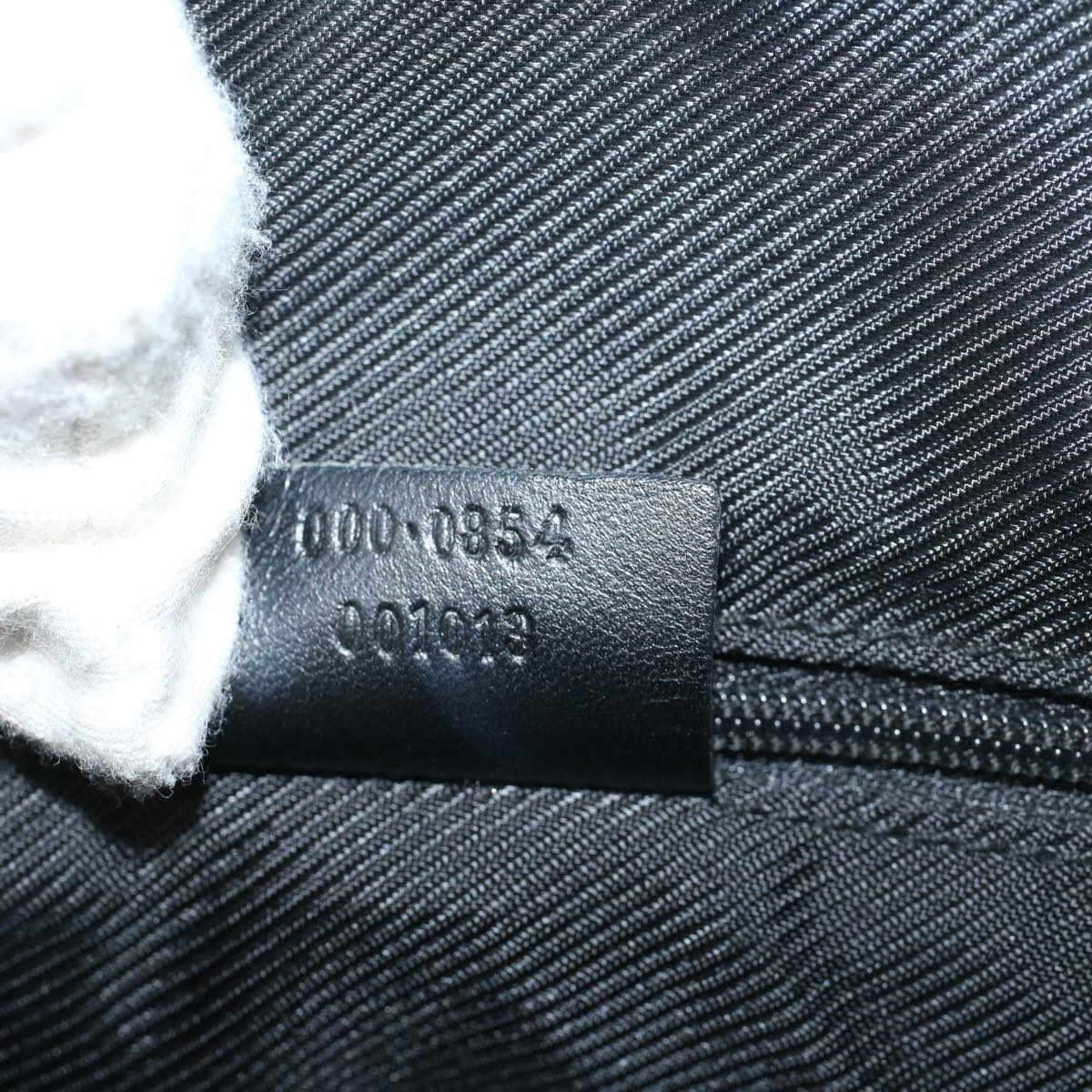 GUCCI GG Canvas Hand Bag Leather Black 000 0854 001013 54325