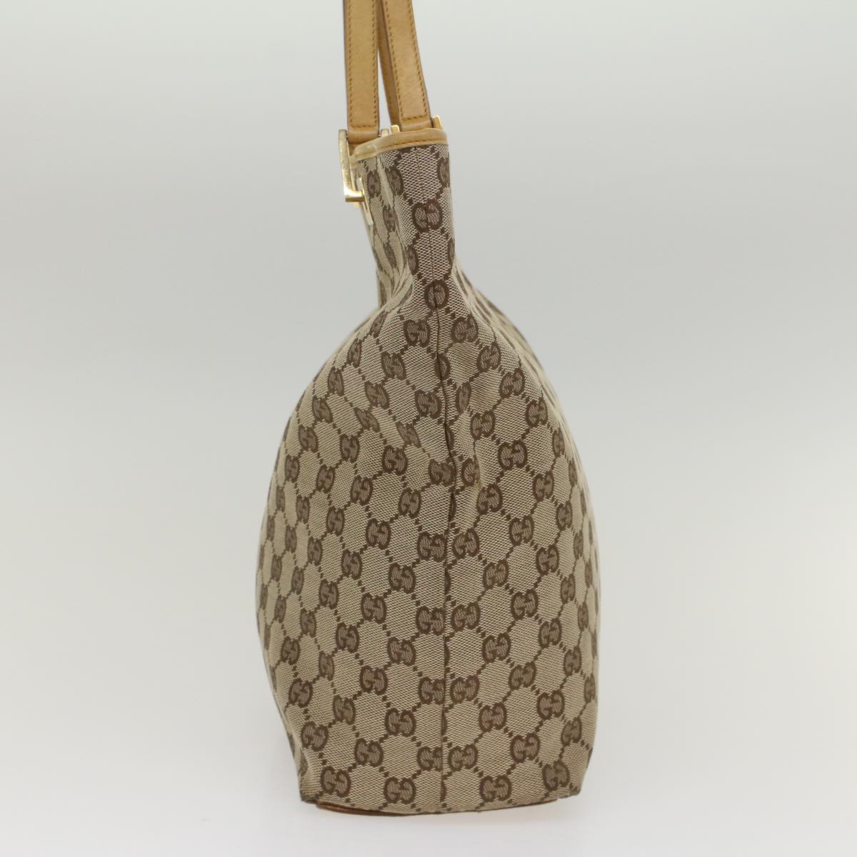 GUCCI GG Canvas Tote Bag Beige 002 1098 2404 54326