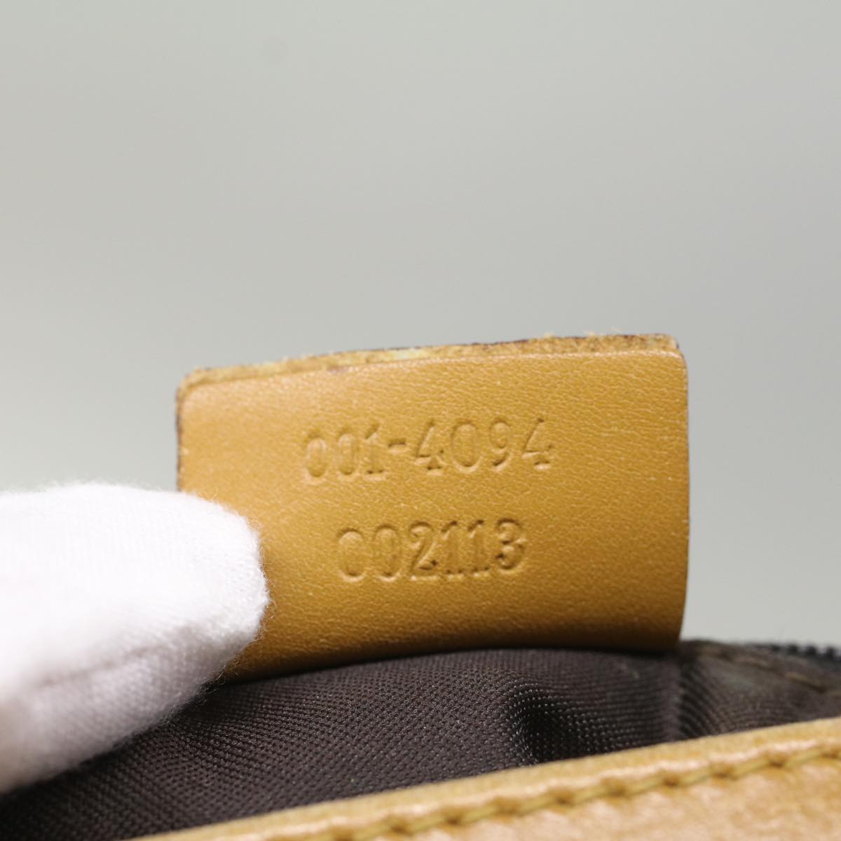 GUCCI GG Canvas Sherry Line Shoulder Bag Beige Red 001 4094 002113 54327