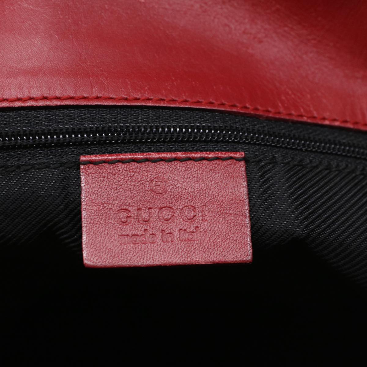 GUCCI GG Canvas Tote Bag Red 002 1098 3444 54328