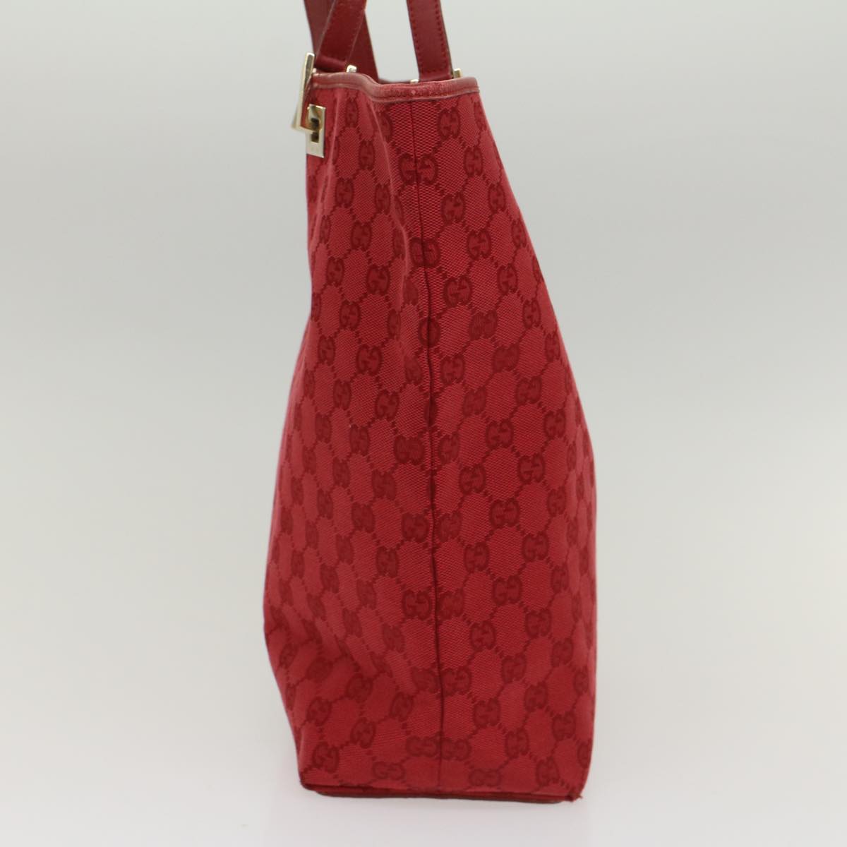 GUCCI GG Canvas Tote Bag Red 002 1098 3444 54328