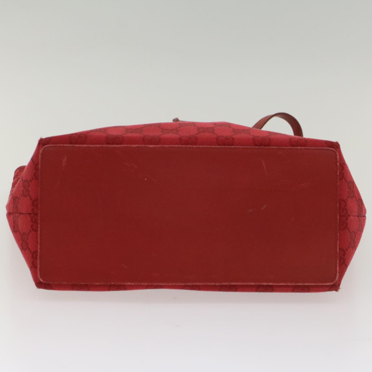 GUCCI GG Canvas Tote Bag Red 002 1098 3444 54328