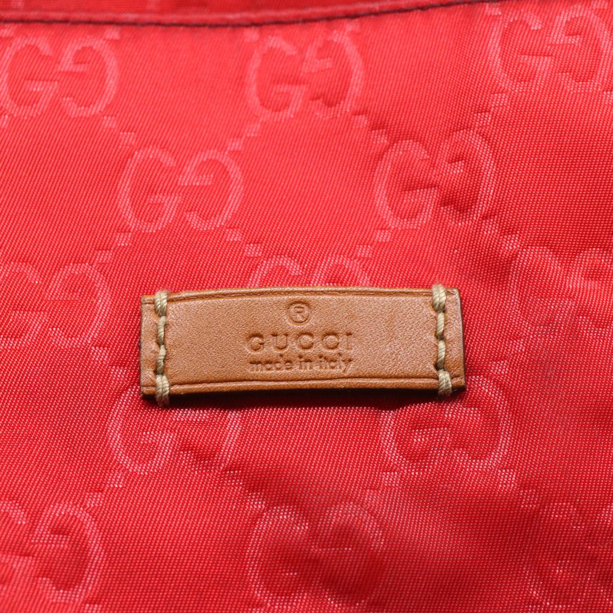 GUCCI GG Canvas Tote Bag Red 282439 54331