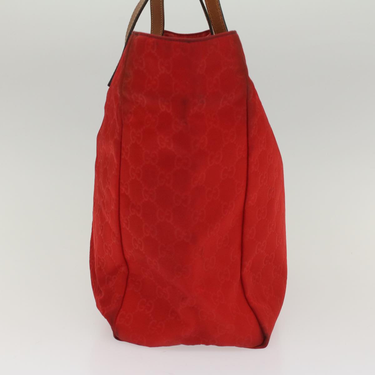 GUCCI GG Canvas Tote Bag Red 282439 54331