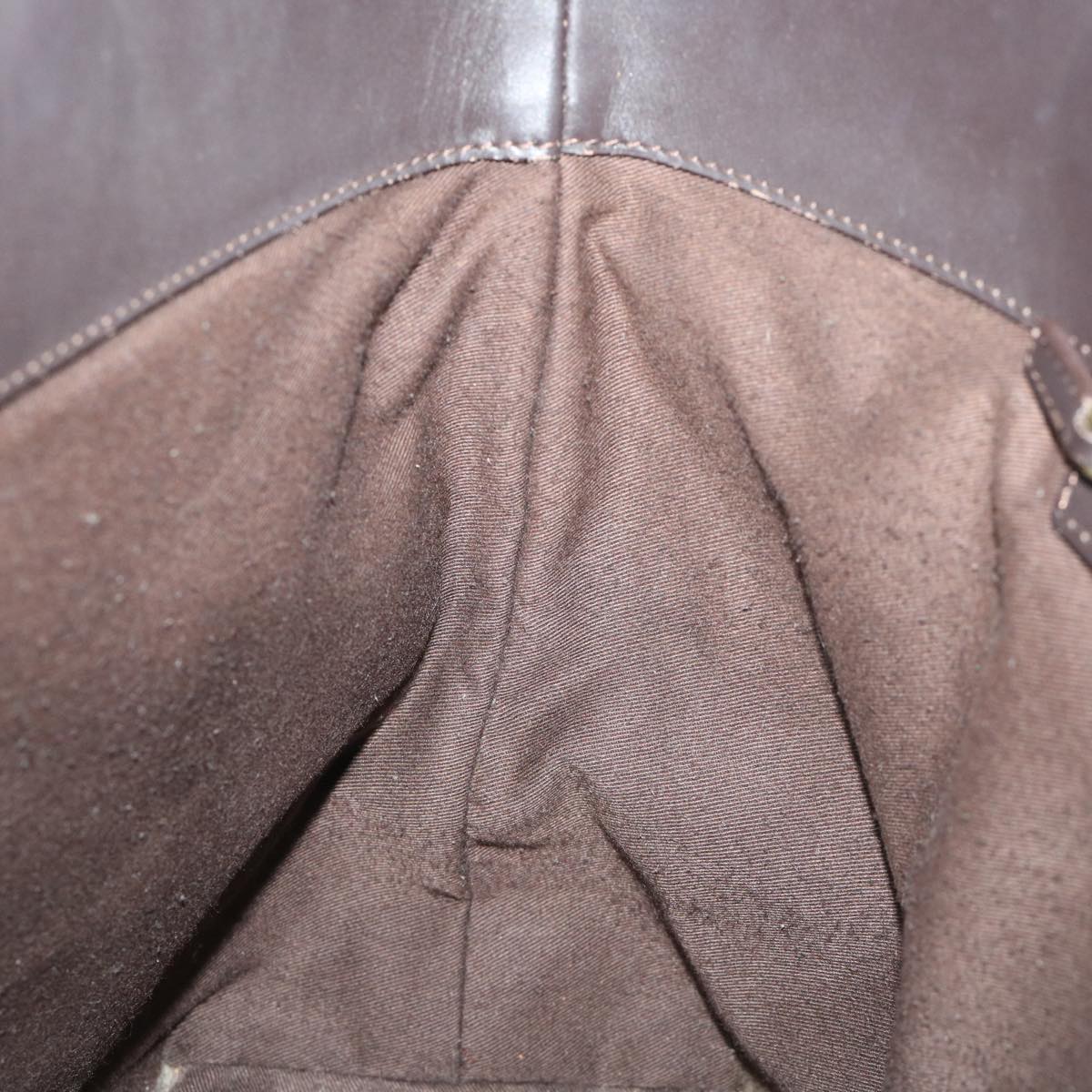GUCCI GG Canvas Hand Bag Leather Beige 106251 54335