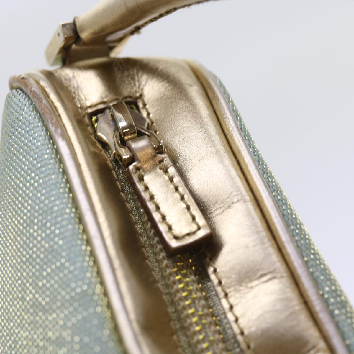 GUCCI Hand Bag Nylon Canvas Light Blue 039 1133 54352