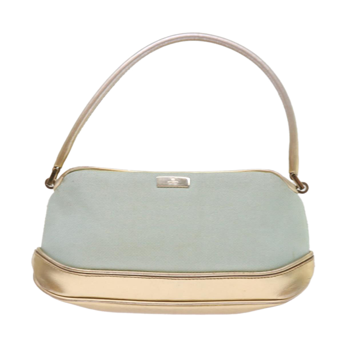 GUCCI Hand Bag Nylon Canvas Light Blue 039 1133 54352