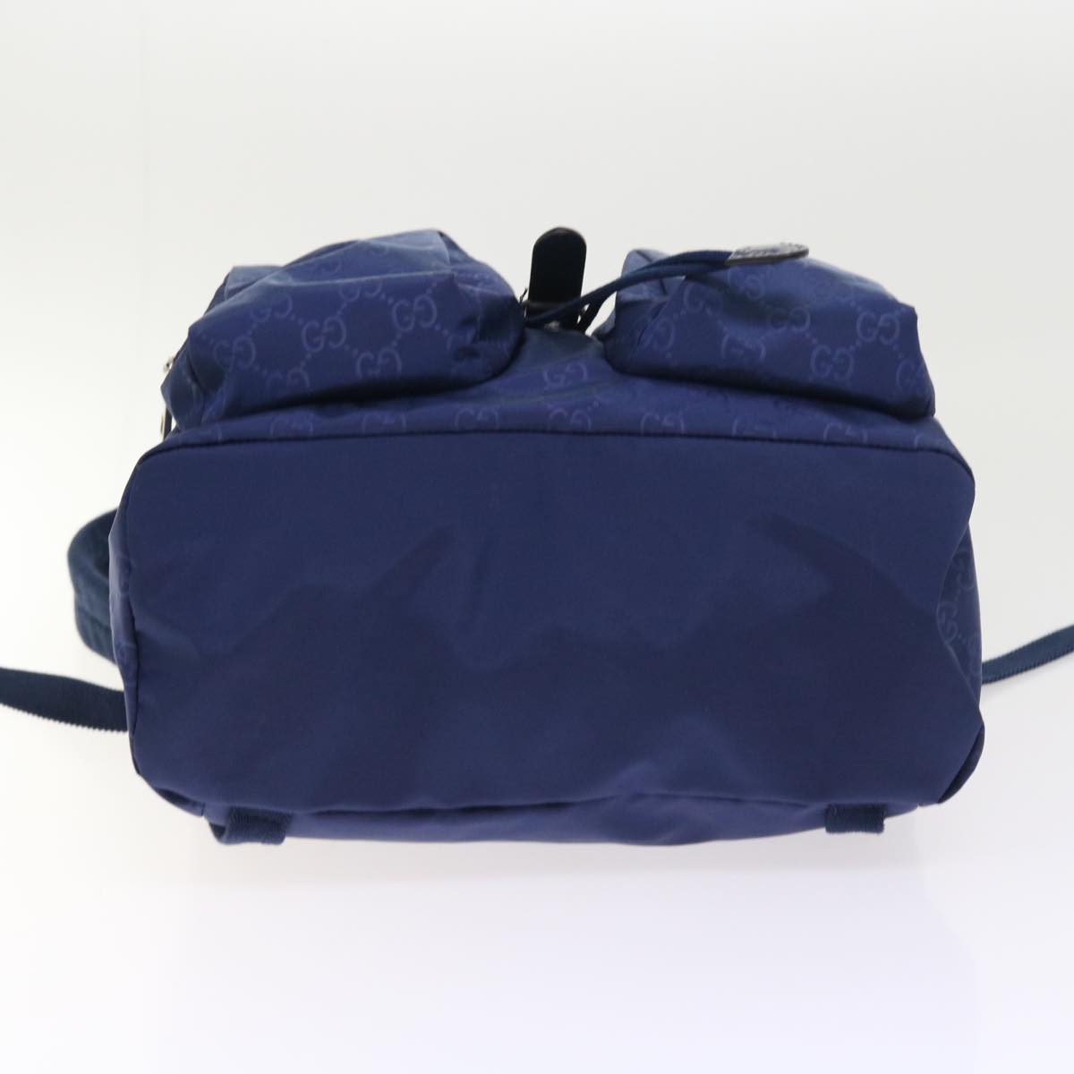 GUCCI Backpack Nylon Blue 406361 54375