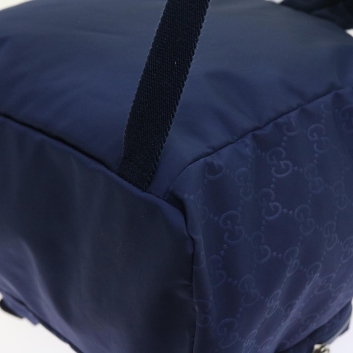 GUCCI Backpack Nylon Blue 406361 54375