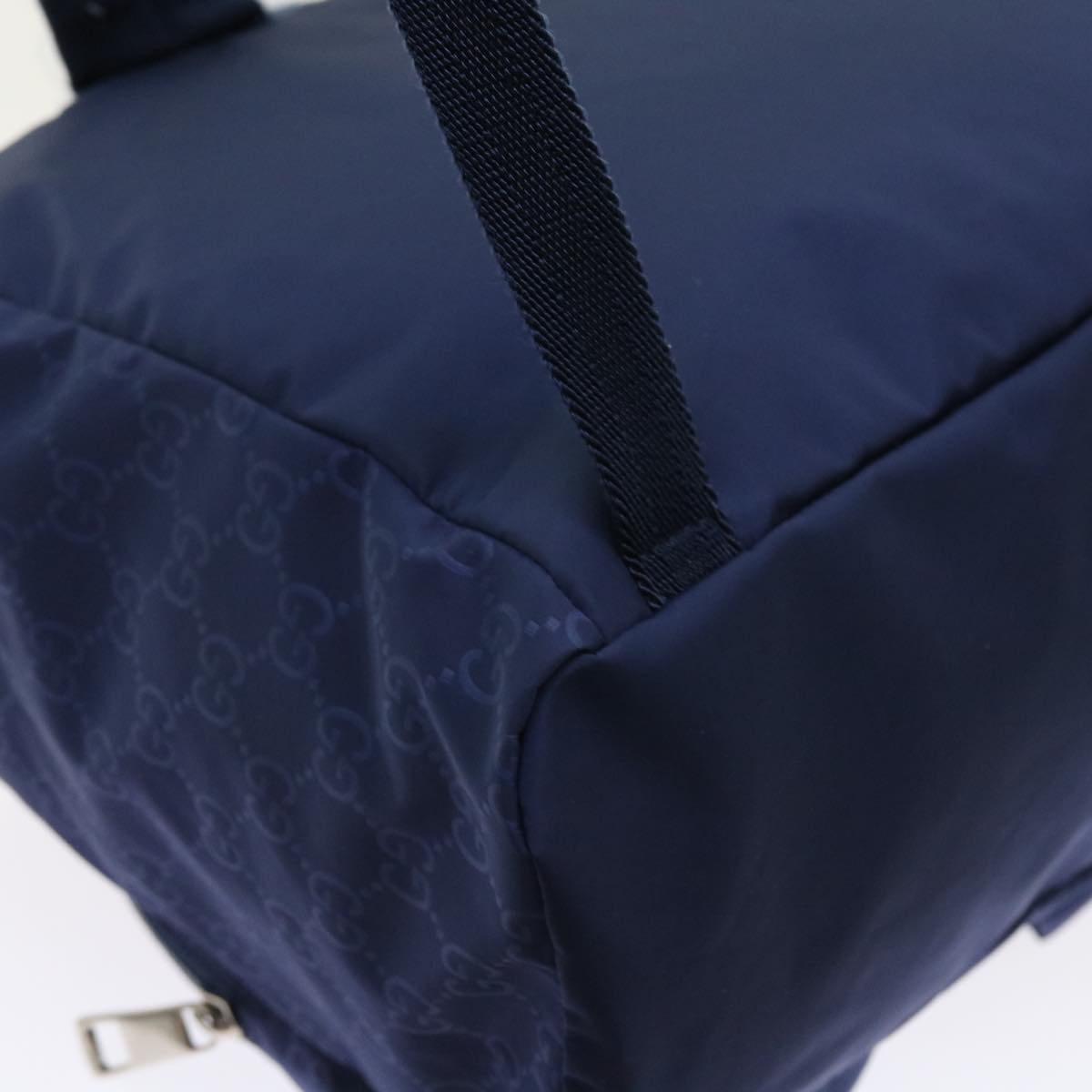 GUCCI Backpack Nylon Blue 406361 54375