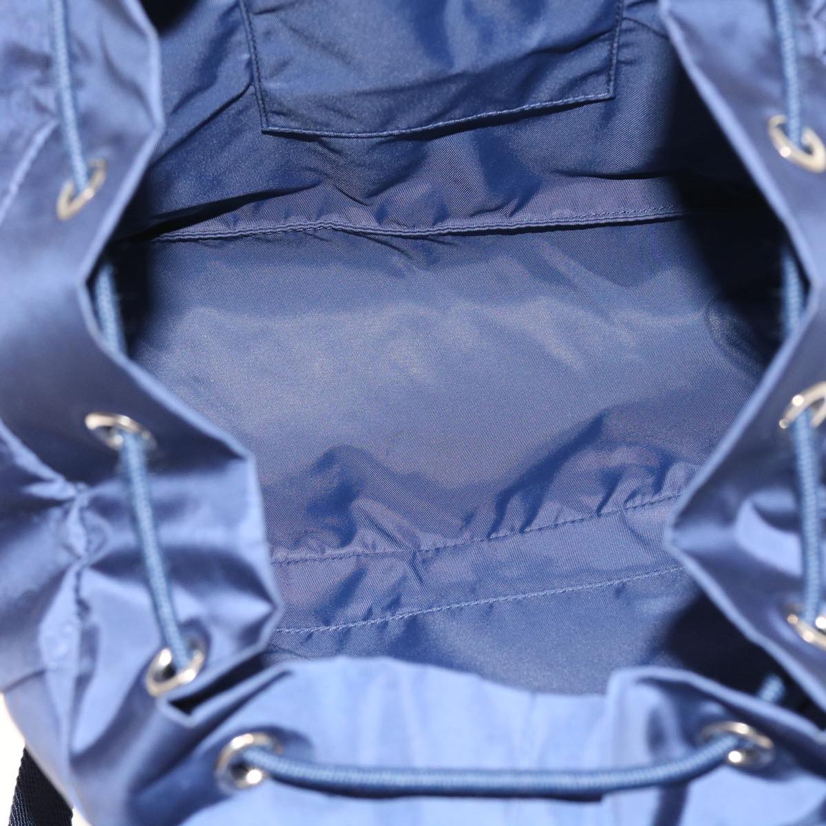 GUCCI Backpack Nylon Blue 406361 54375