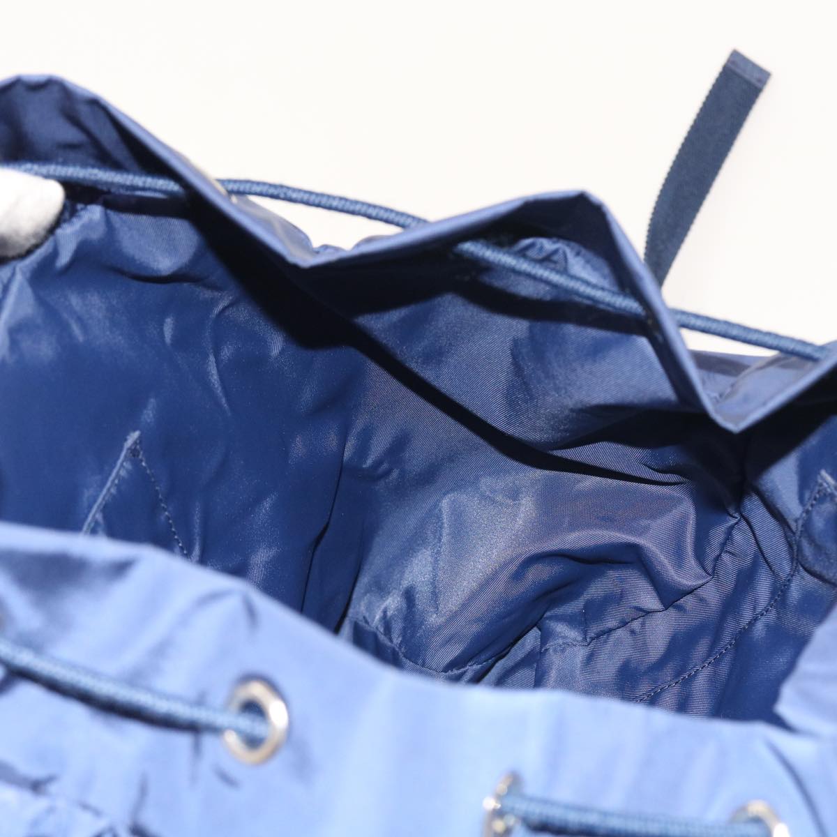 GUCCI Backpack Nylon Blue 406361 54375