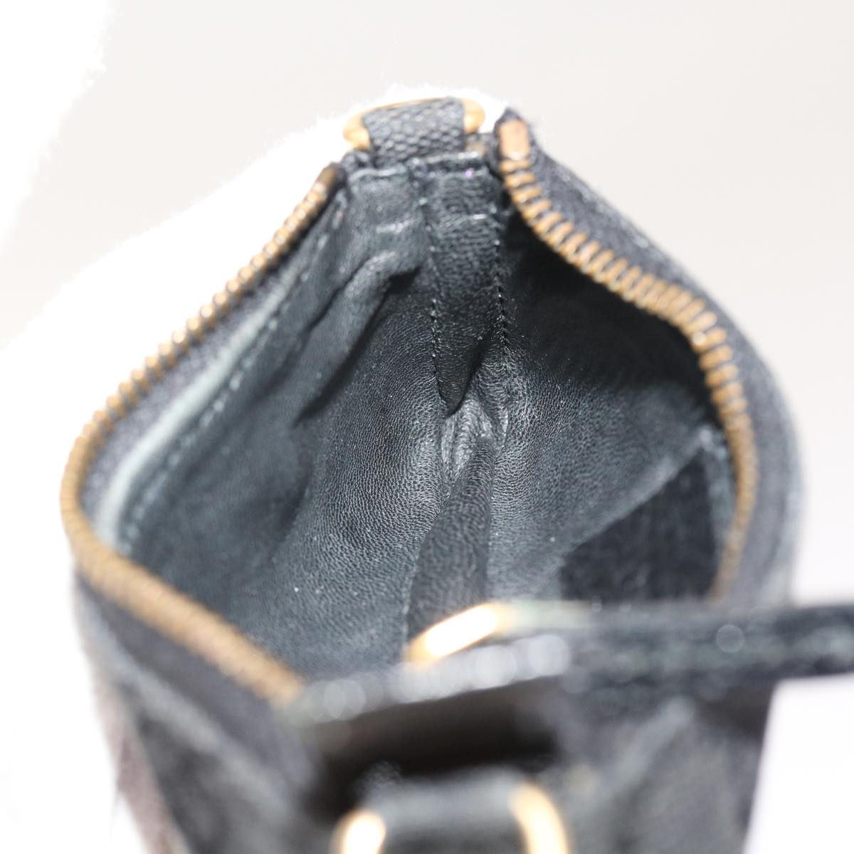 GUCCI GG Canvas Coin Purse Black 120973 1669 54454